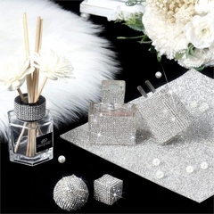 Bling Bling Rhinestone Sheet Rhinestones Sticker DIY Car Decoration Sticker Self Adhesive Glitter Rhinestones Crystal Gem