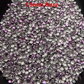 Nail Metal Stud 1.5MM Small Punk Glitter Decoration 144Pcs Glue On AA Nailhead Bling Accessories Adhesive Color Nail Supplies