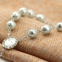 Retro Imitation Pearl Cross Car Decoration Accessories Hanging Bling Car Rear Hanging Auto Interior View Mirror Hanging Ornament