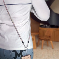 Crystal Rhinestone Phone Lanyard Glitter Bright Bling Bling Hanging Cord Phone Wrist Rope Phone Accessories