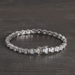 Bling Bling Brass Zircon Bracelets Women Elegant Tennis Bracelet Fashion Jewelry  BB129