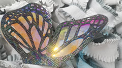 Butterfly Wings Bling Shoes Decorations Women Boots Decor
