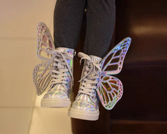 Butterfly Wings Bling Shoes Decorations Women Boots Decor