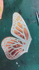 Butterfly Wings Bling Shoes Decorations Women Boots Decor