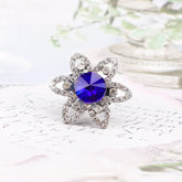 Rhinestones Shoe Charms Shoelaces Charm for Sneakers Shoelace Decorations Flower Fancy Crystal Buckle Bling Accessories for Girl