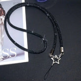 Crystal Rhinestone Phone Lanyard Glitter Bright Bling Bling Hanging Cord Phone Wrist Rope Phone Accessories