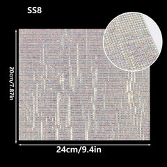 Bling Bling Rhinestone Sheet Rhinestones Sticker DIY Car Decoration Sticker Self Adhesive Glitter Rhinestones Crystal Gem