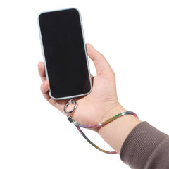 Glitter Keychain Bling Bling Rhinestone Phone Lanyard Wrist Straps Hanging Cord Crystal Anti-lost Rope