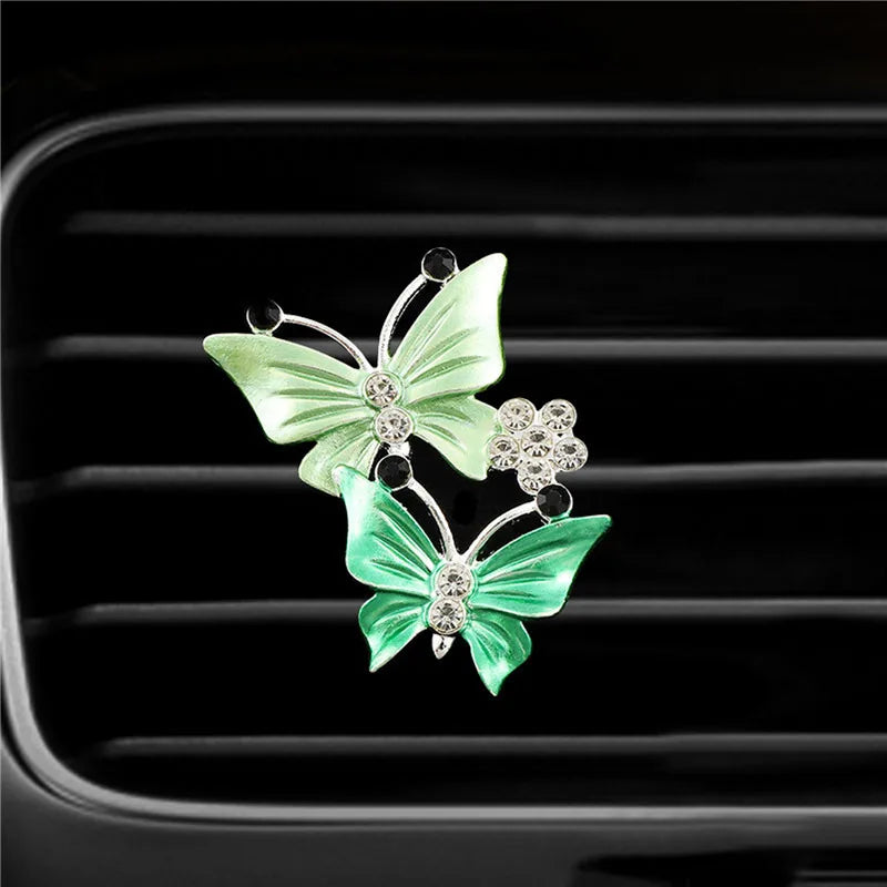 Rhinestone Crystal Plush Pendant Auto Rearview Mirror Ornament Bling Car Mirror Hanging Accessories Car Interior Decoration