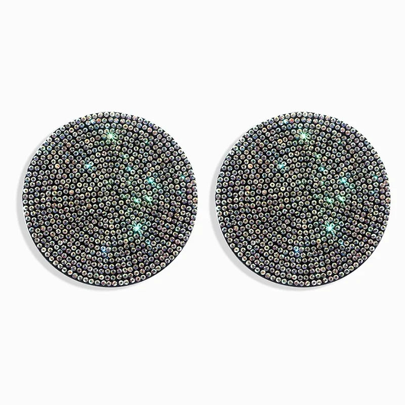 Cute Bling Car Cup Holder Coaster Mat with Rhinestone for Women Girl Universal Anti Slip Automotive Interior Accessories