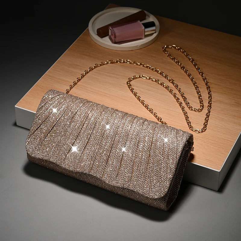 High Quality Women Small Purse Luxury Bride Wedding Bags Bling Bling Clutch Bag Evening Bags