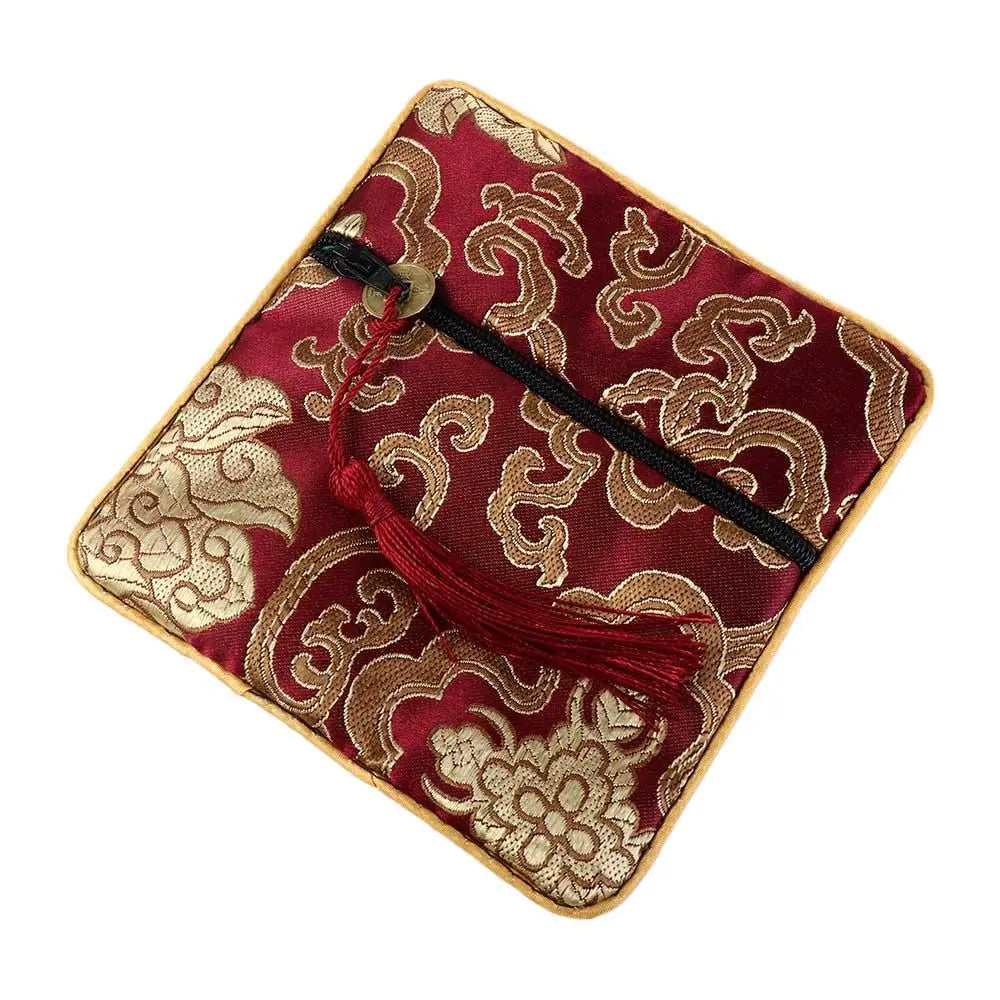 Blessing Bag Jewelry Packaging Small Pouch Silk Jewelry Organizer Brocade Pouch Chinese Style Coin Purse Jewelry Storage Bag