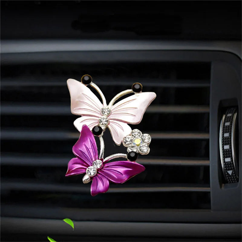 Rhinestone Crystal Plush Pendant Auto Rearview Mirror Ornament Bling Car Mirror Hanging Accessories Car Interior Decoration