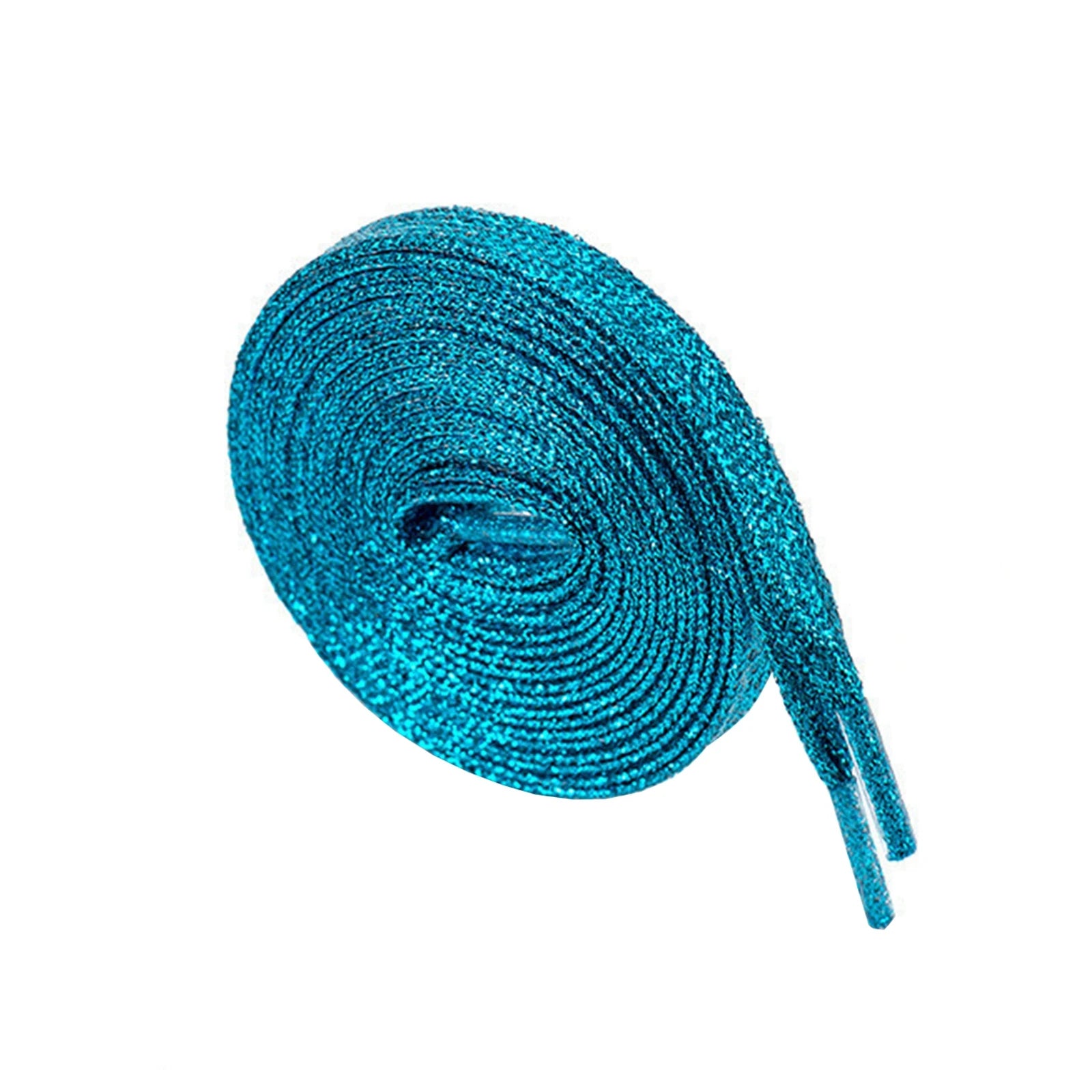 115 CM Long Sparkle Metallic Color Shoelaces Bling Bling Shoe Laces Glitter Flat Shoe Strings