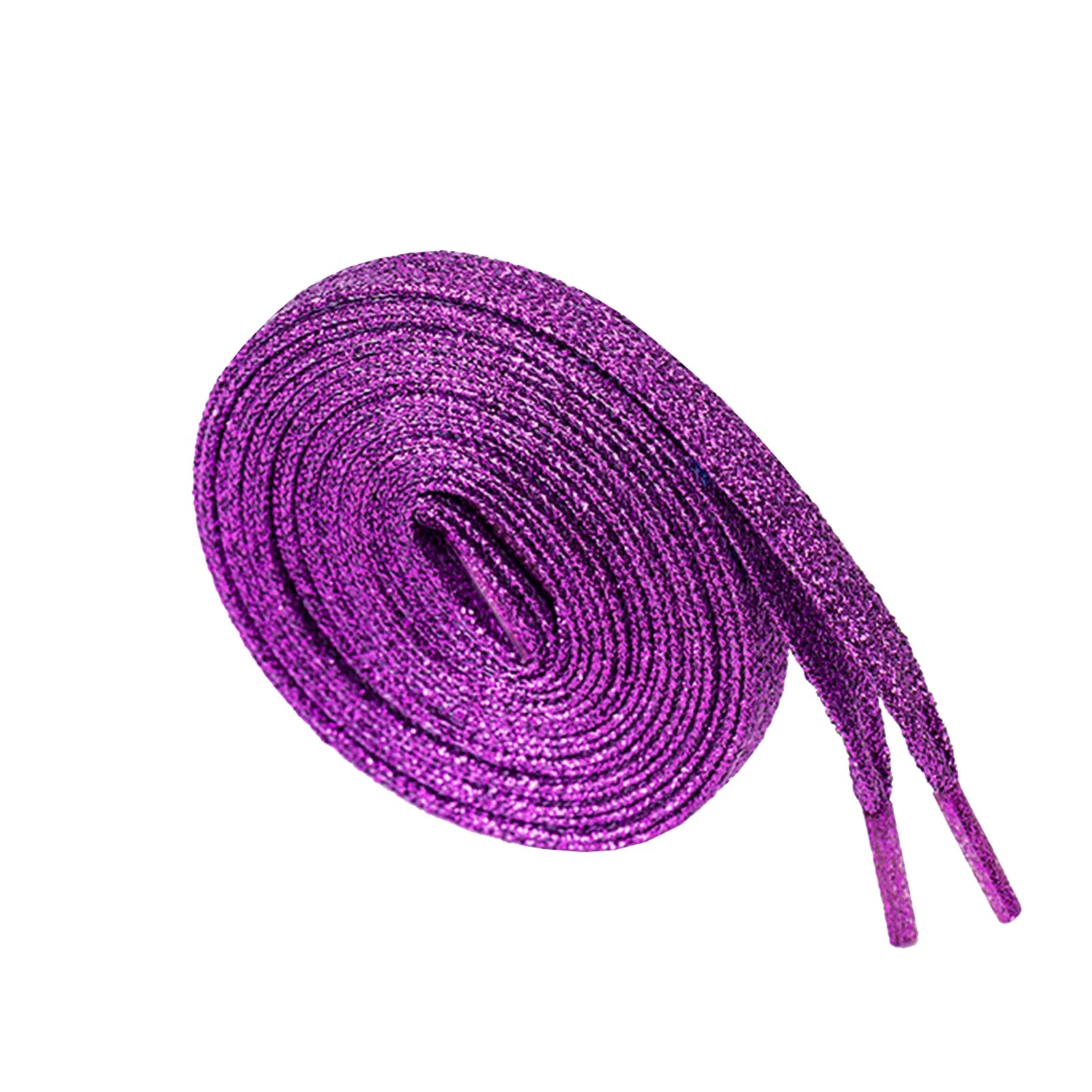 115 CM Long Sparkle Metallic Color Shoelaces Bling Bling Shoe Laces Glitter Flat Shoe Strings