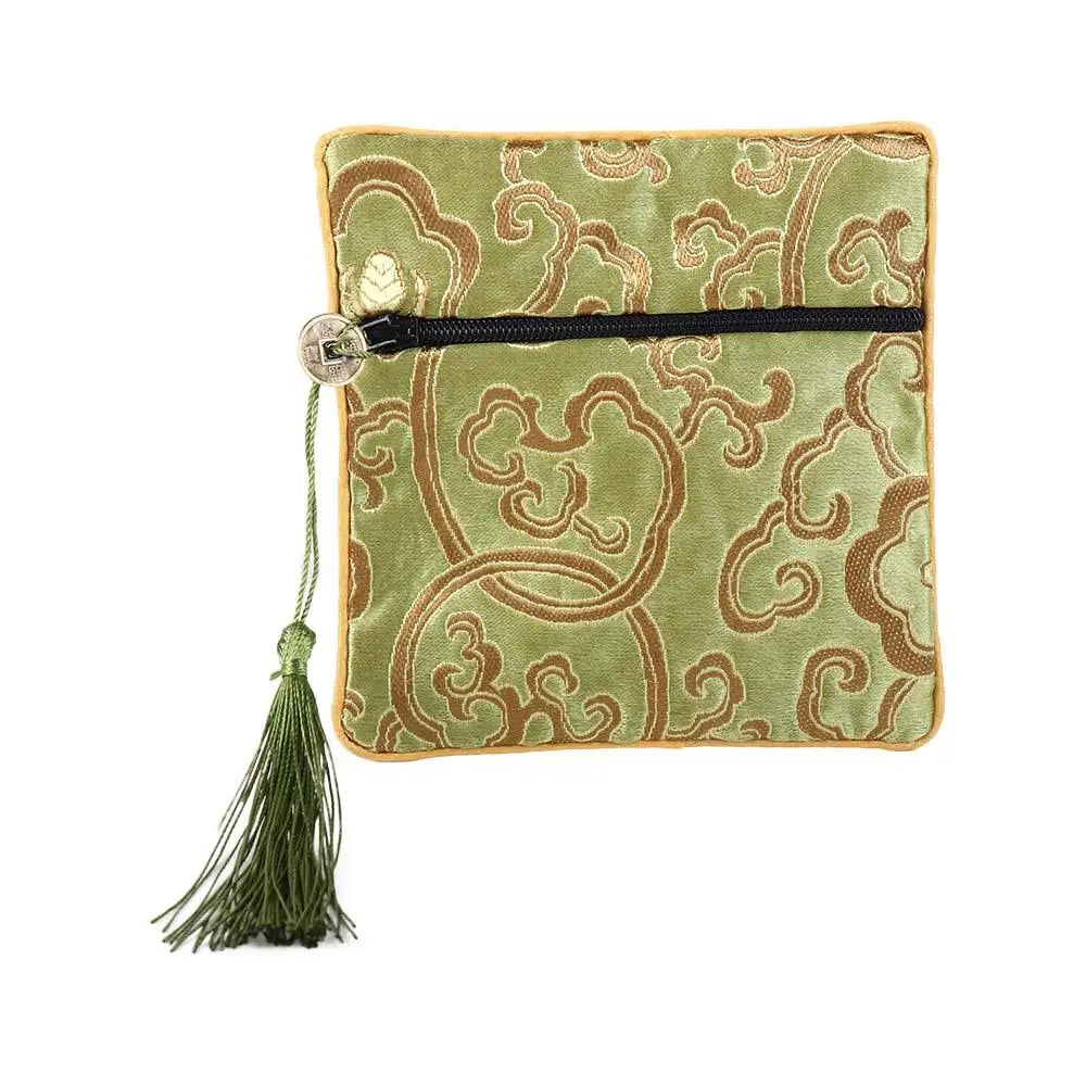 Blessing Bag Jewelry Packaging Small Pouch Silk Jewelry Organizer Brocade Pouch Chinese Style Coin Purse Jewelry Storage Bag