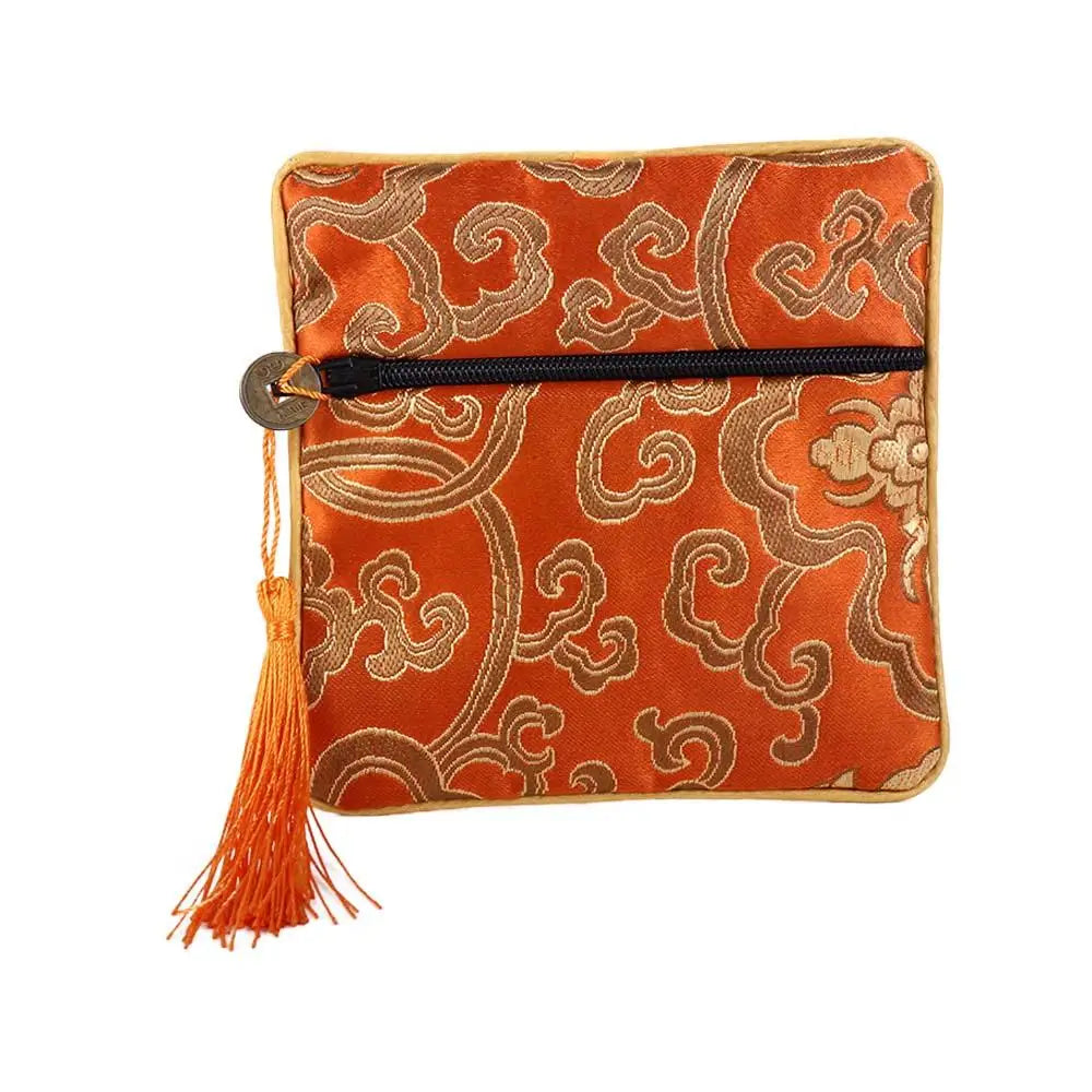 Blessing Bag Jewelry Packaging Small Pouch Silk Jewelry Organizer Brocade Pouch Chinese Style Coin Purse Jewelry Storage Bag