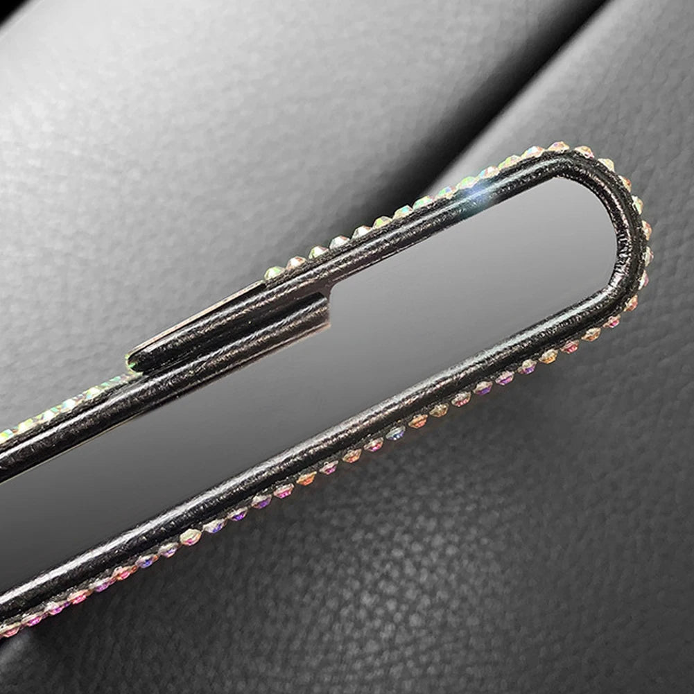 Diamond Driver License Card Holder For Car Driving License Credit Card Storage Interior Flip Ladies Girls Car Bling Accessories