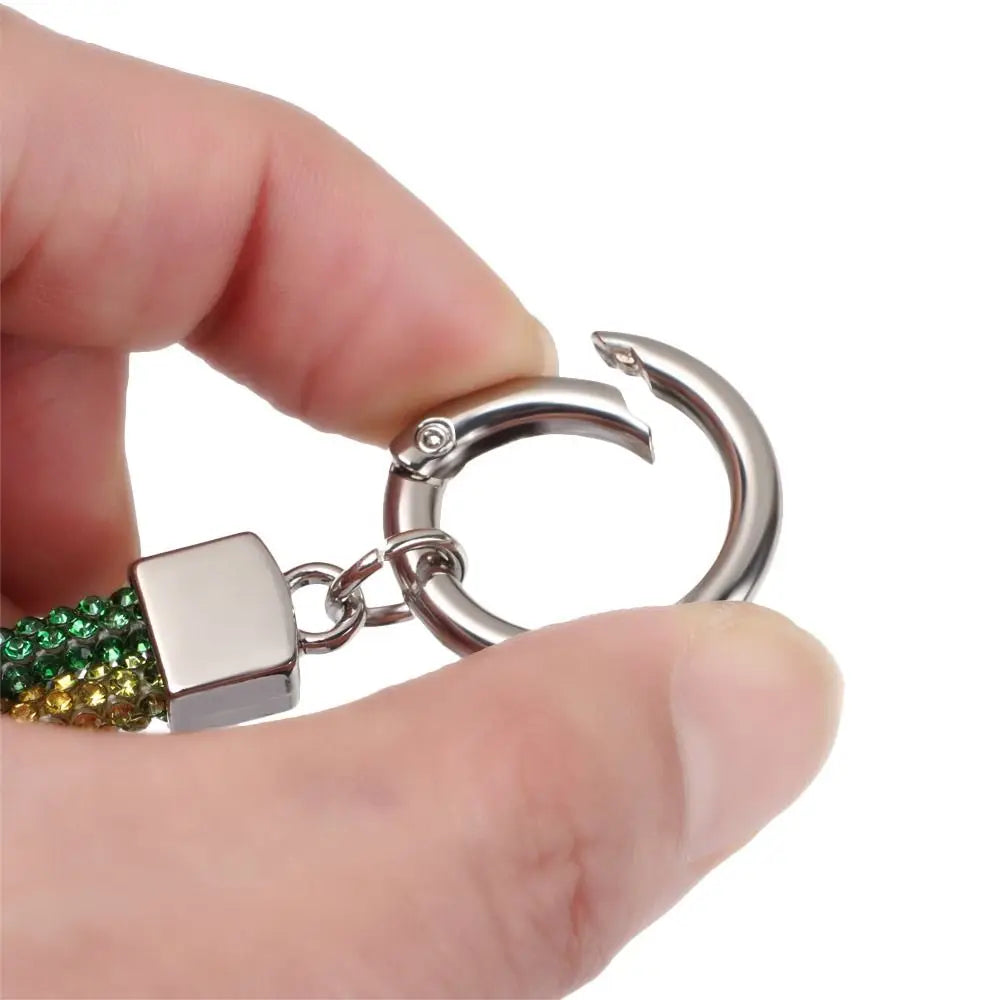 Glitter Rhinestone Phone Lanyard Phone Crystal Wrist Straps Keychain Hanging Anti-lost Rope Bling Bling Hanging Cord