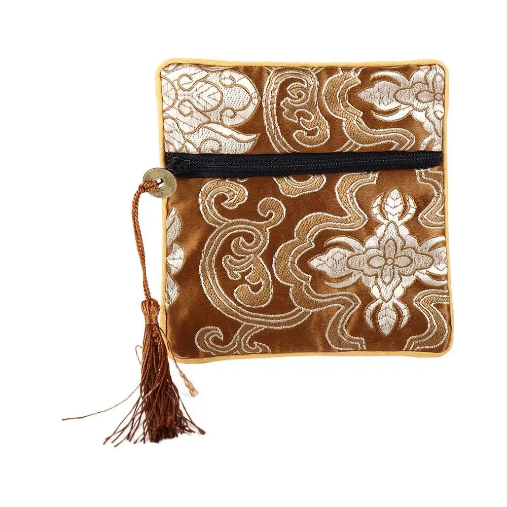 Blessing Bag Jewelry Packaging Small Pouch Silk Jewelry Organizer Brocade Pouch Chinese Style Coin Purse Jewelry Storage Bag