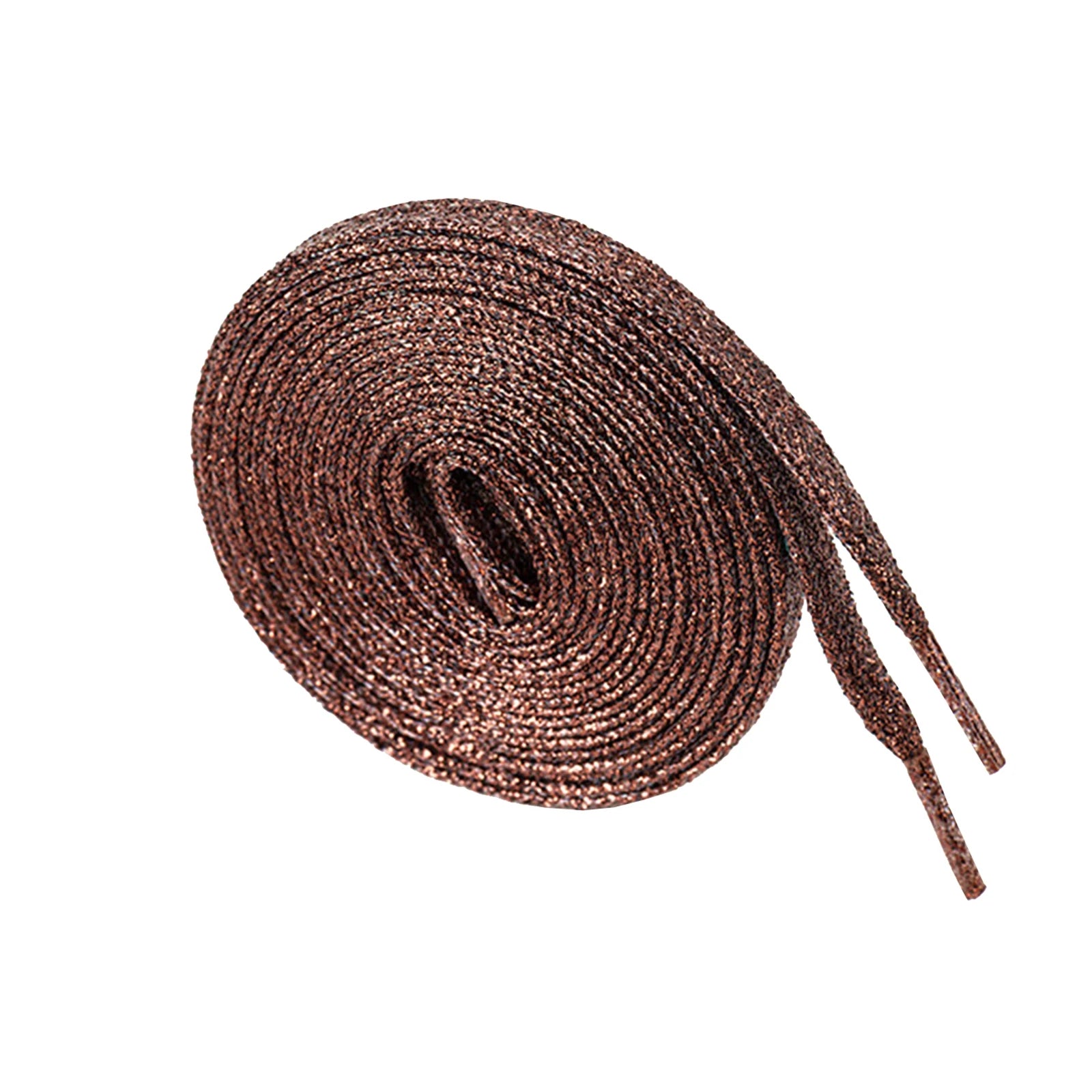 115 CM Long Sparkle Metallic Color Shoelaces Bling Bling Shoe Laces Glitter Flat Shoe Strings