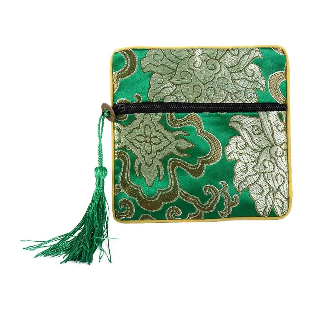 Blessing Bag Jewelry Packaging Small Pouch Silk Jewelry Organizer Brocade Pouch Chinese Style Coin Purse Jewelry Storage Bag