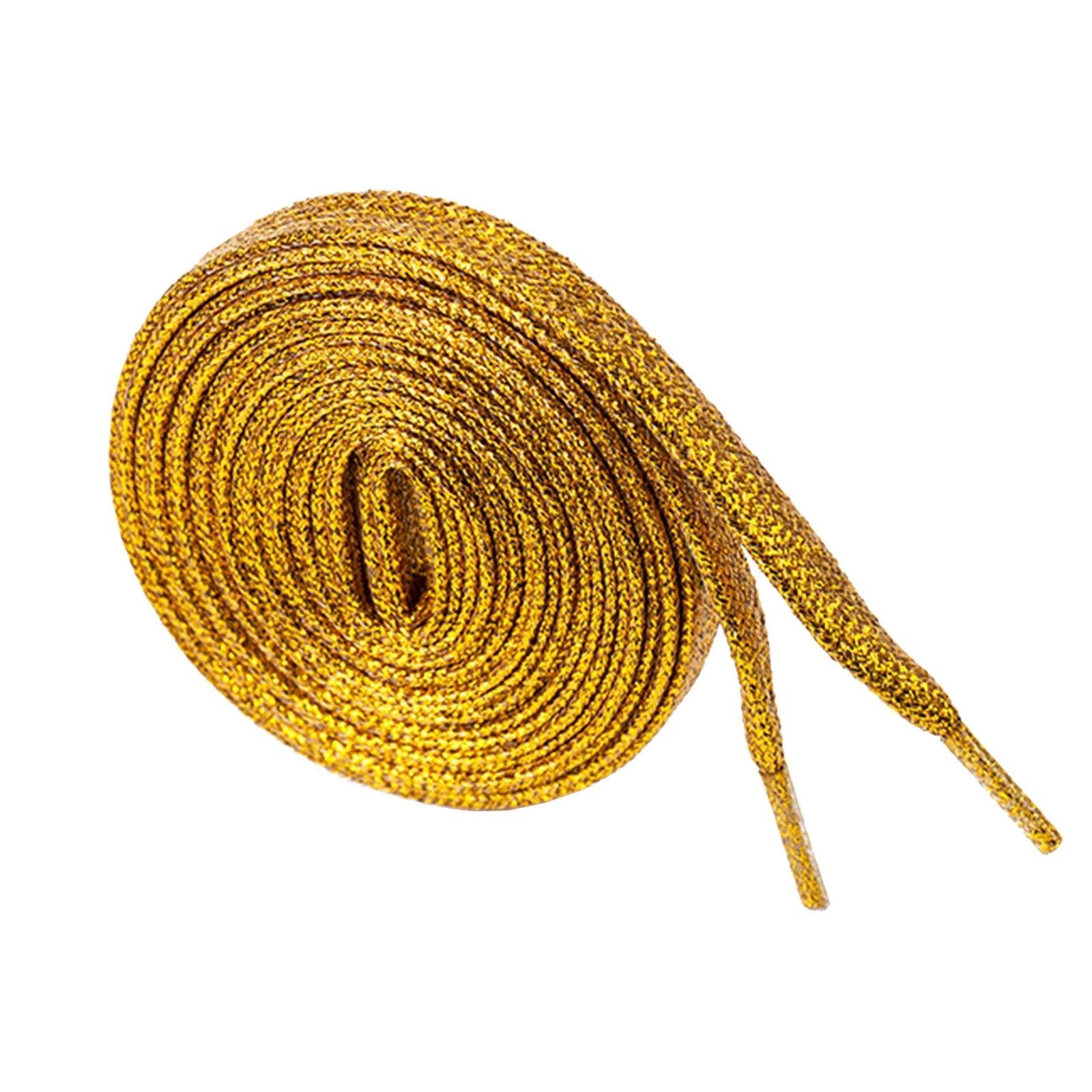 115 CM Long Sparkle Metallic Color Shoelaces Bling Bling Shoe Laces Glitter Flat Shoe Strings