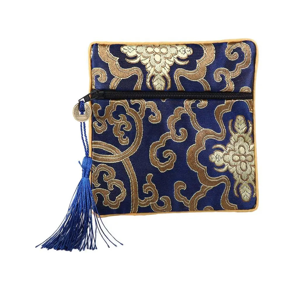 Blessing Bag Jewelry Packaging Small Pouch Silk Jewelry Organizer Brocade Pouch Chinese Style Coin Purse Jewelry Storage Bag