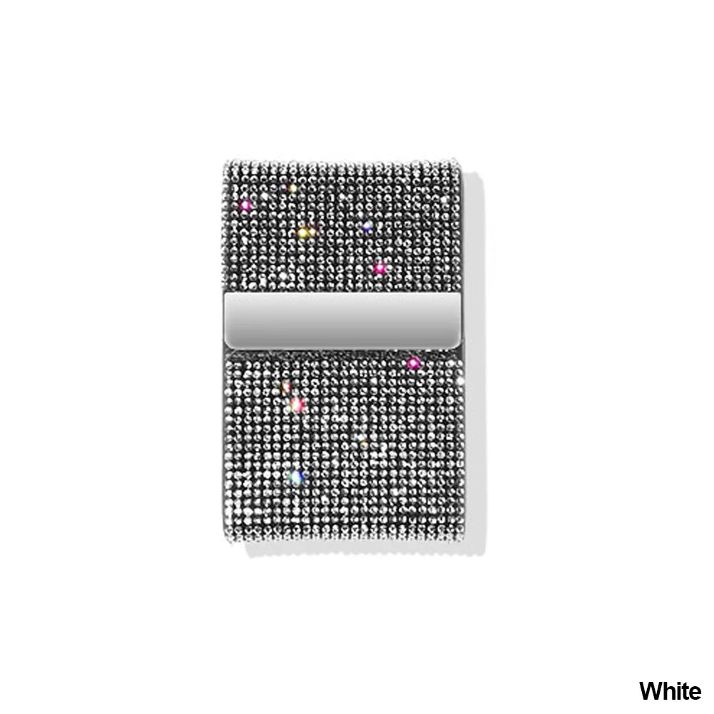 Diamond Driver License Card Holder For Car Driving License Credit Card Storage Interior Flip Ladies Girls Car Bling Accessories